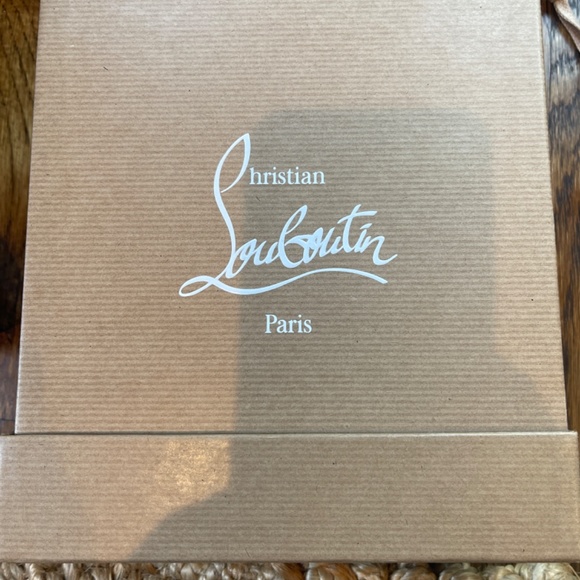 Womens Louboutin logo belt- color black/silver cristal main image 6